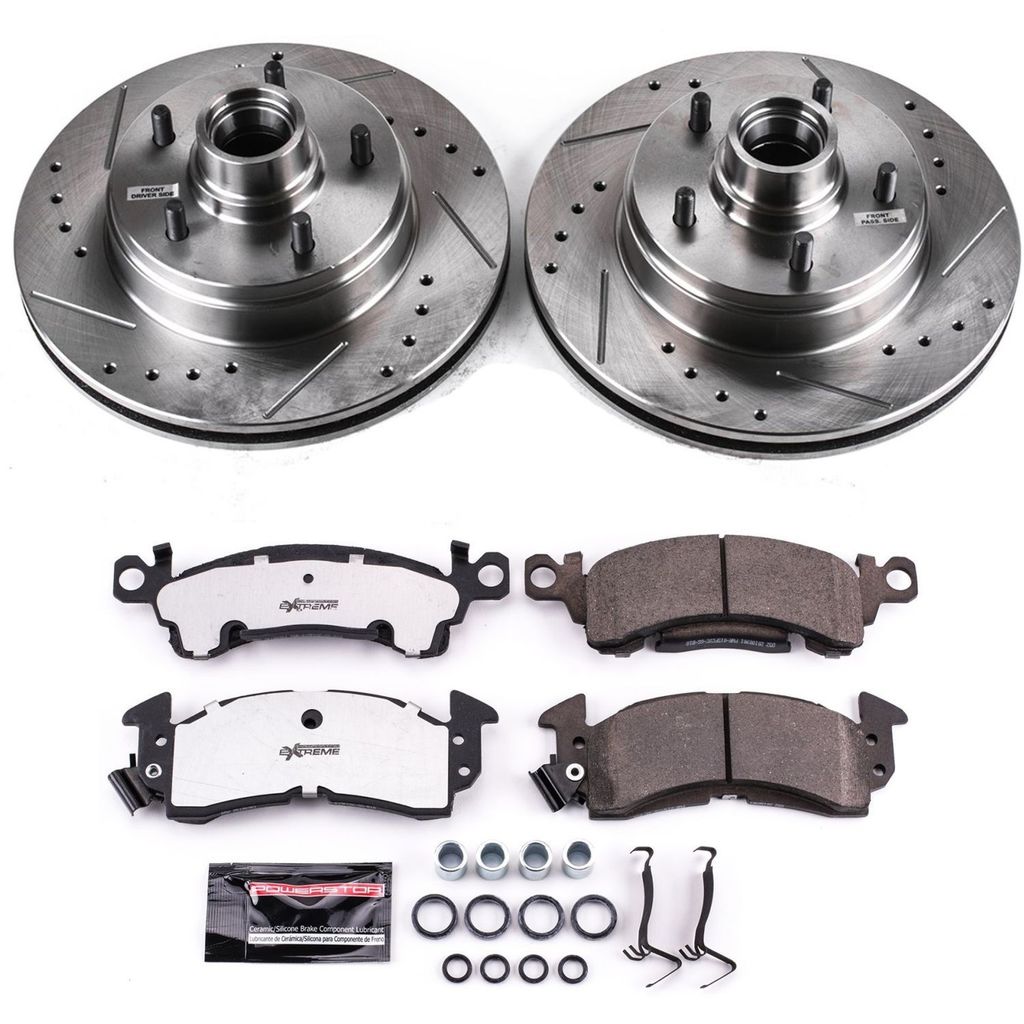 PowerStop K2936-26 - Z26 Drilled and Slotted Brake Rotors and Pads Kit