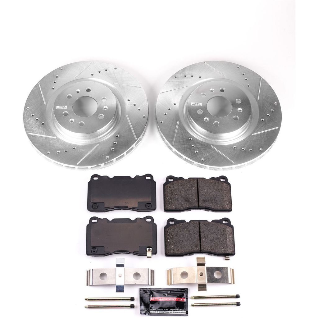 Z23 Drilled and Slotted Brake Rotors and Pads Kit
