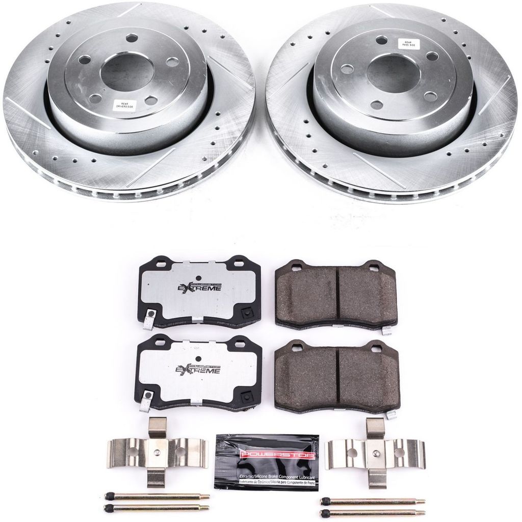 Z26 Drilled and Slotted Brake Rotors and Pads Kit