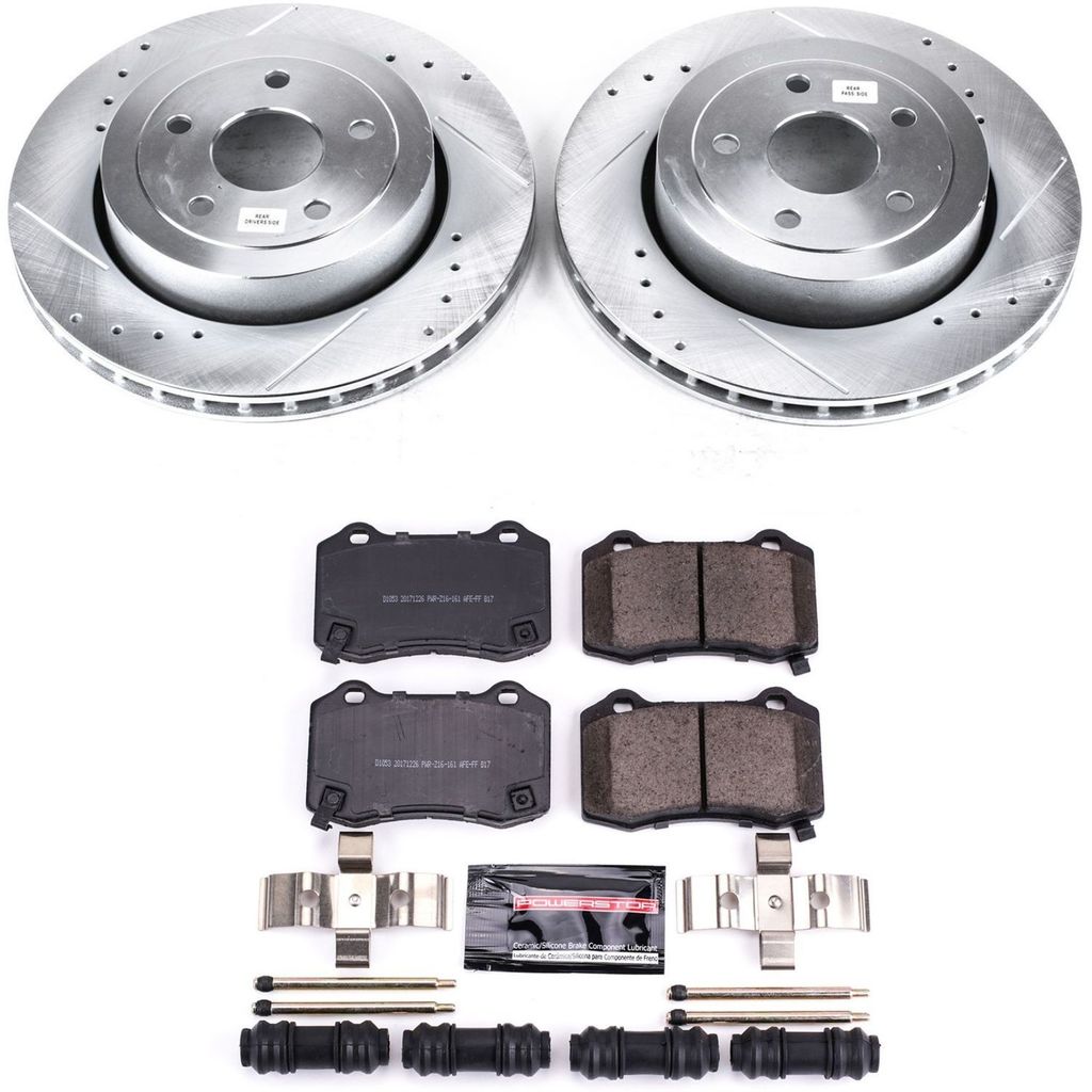 Z23 Drilled and Slotted Brake Rotors and Pads Kit