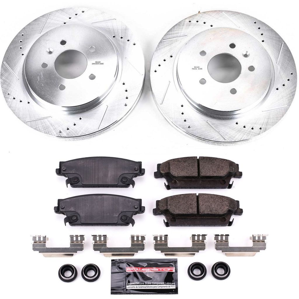 Z23 Drilled and Slotted Brake Rotors and Pads Kit