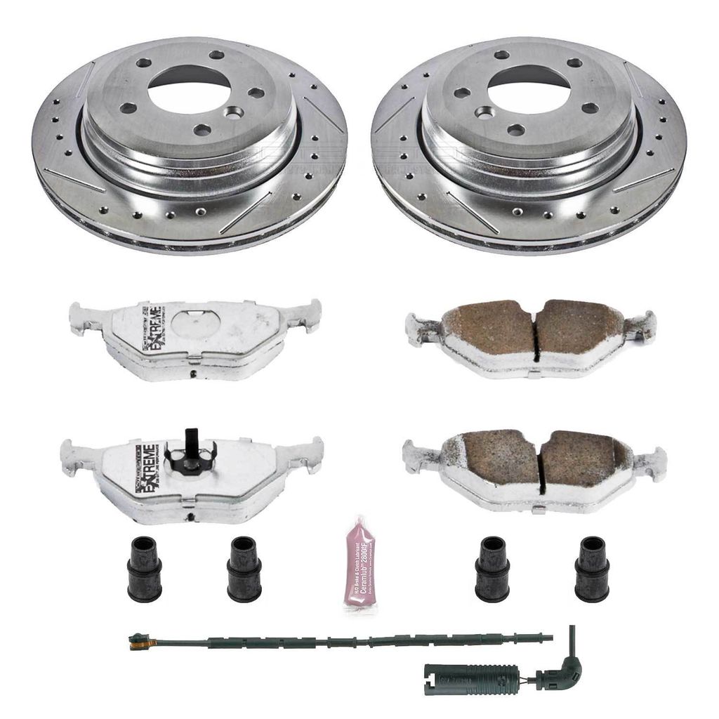 Z26 Drilled and Slotted Brake Rotors and Pads Kit