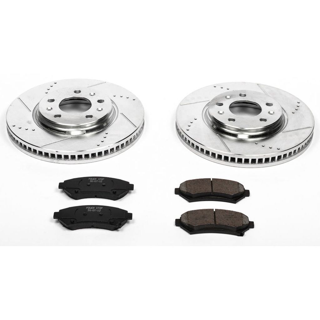 Z23 Drilled and Slotted Brake Rotors and Pads Kit