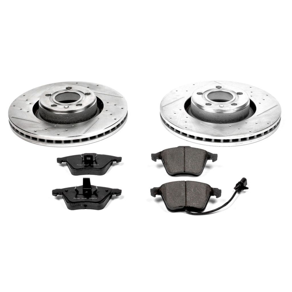 PowerStop K2993 - Z23 Drilled and Slotted Brake Rotors and Pads Kit