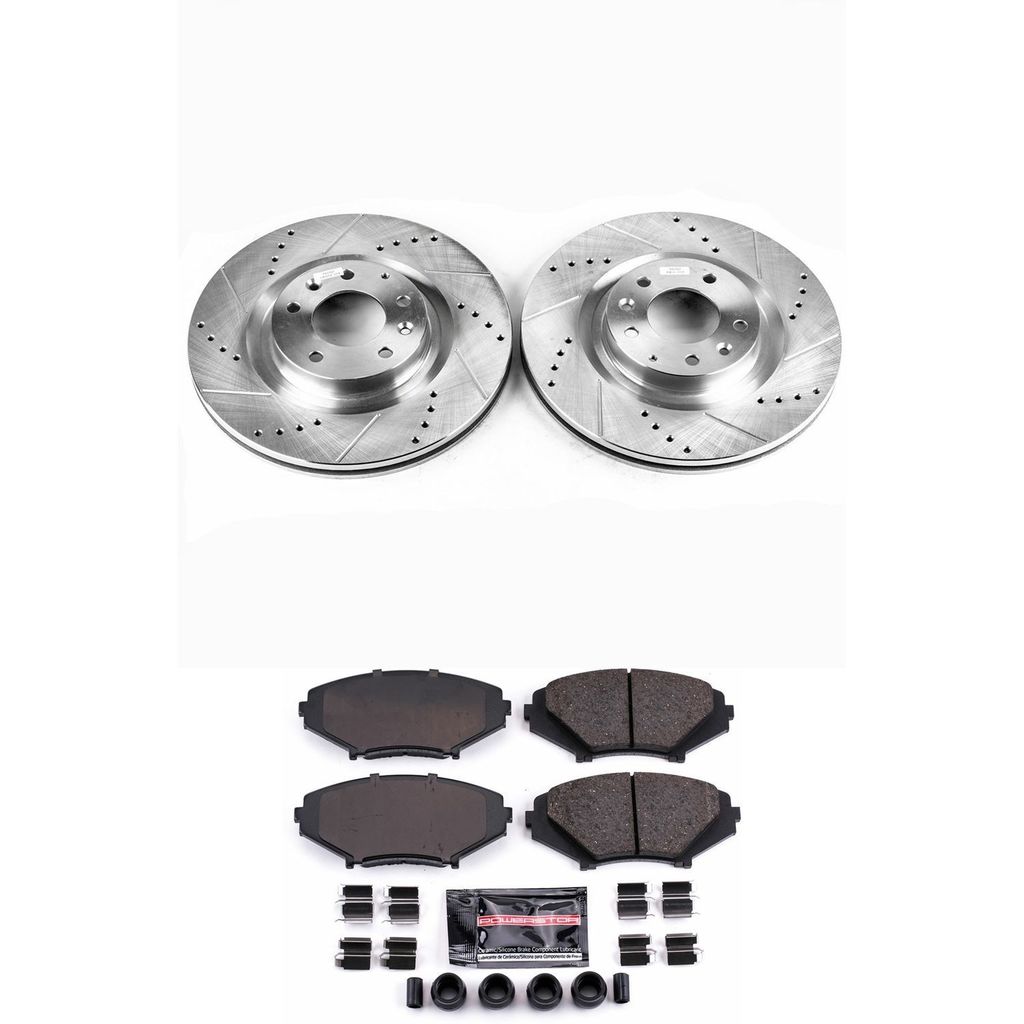 Z23 Drilled and Slotted Brake Rotors and Pads Kit