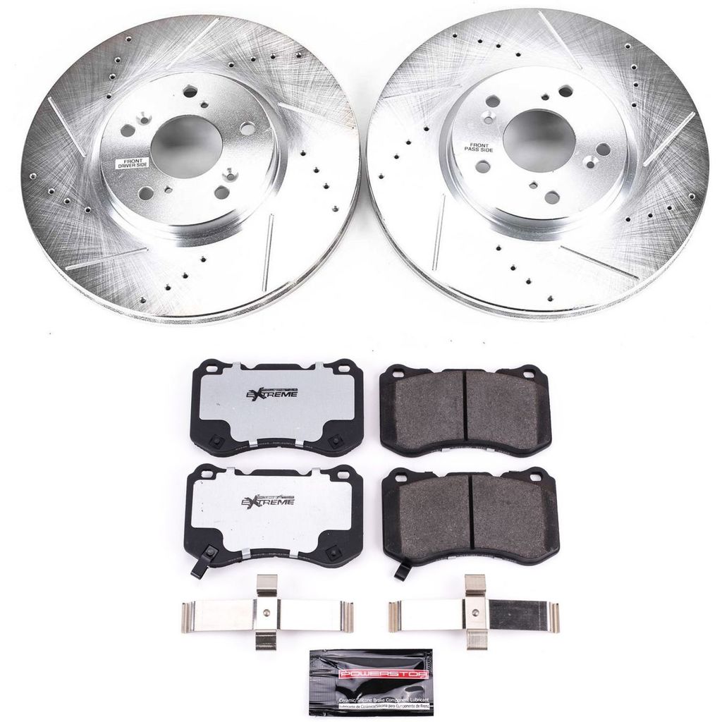 Z26 Drilled and Slotted Brake Rotors and Pads Kit