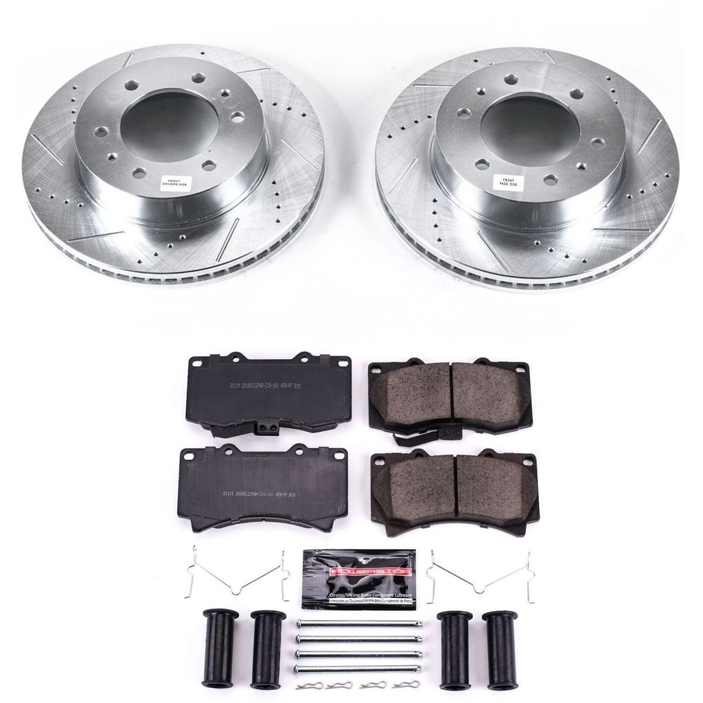 Z23 Drilled and Slotted Brake Rotors and Pads Kit