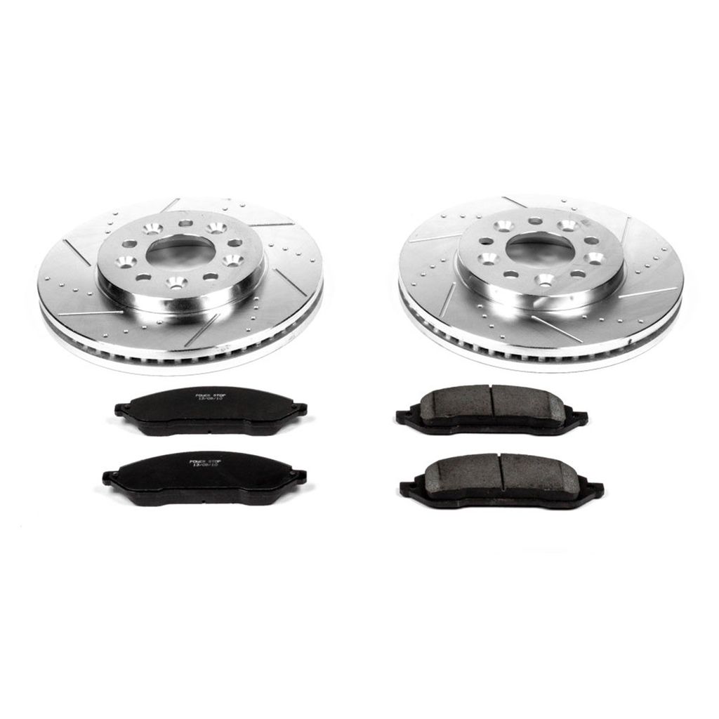 Z23 Drilled and Slotted Brake Rotors and Pads Kit