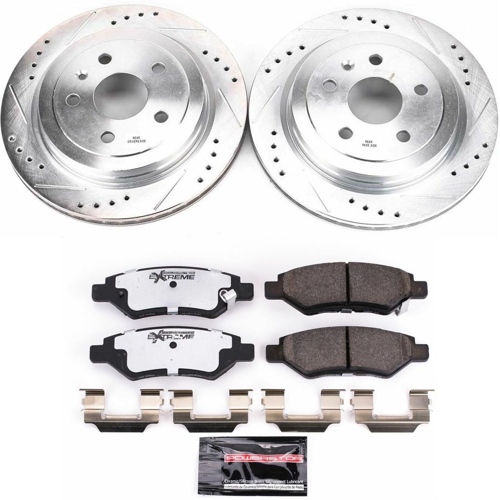 Z26 Drilled and Slotted Brake Rotors and Pads Kit