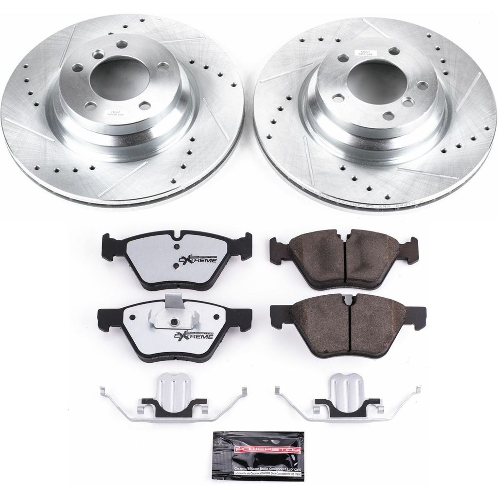 Z26 Drilled and Slotted Brake Rotors and Pads Kit