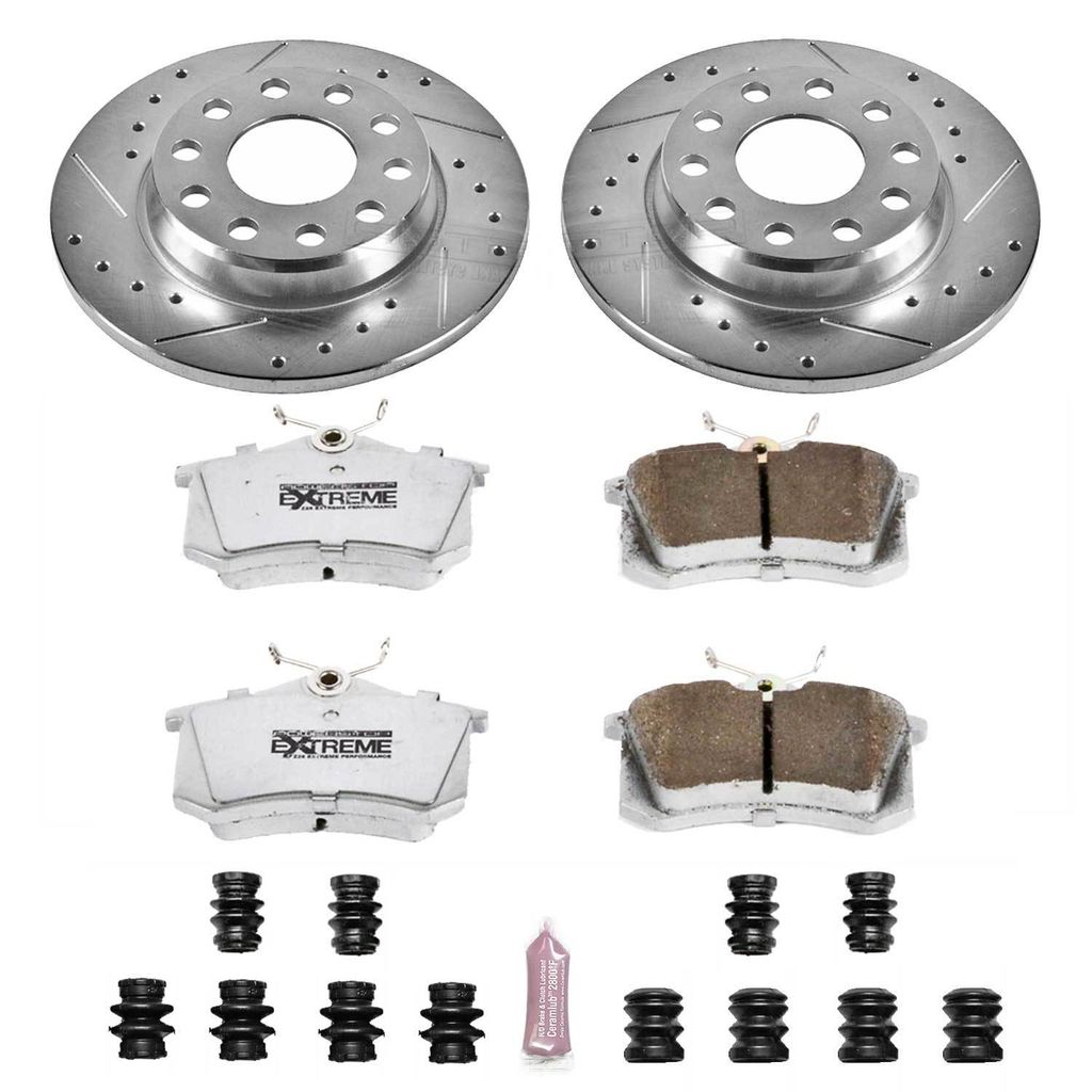 Z26 Drilled and Slotted Brake Rotors and Pads Kit