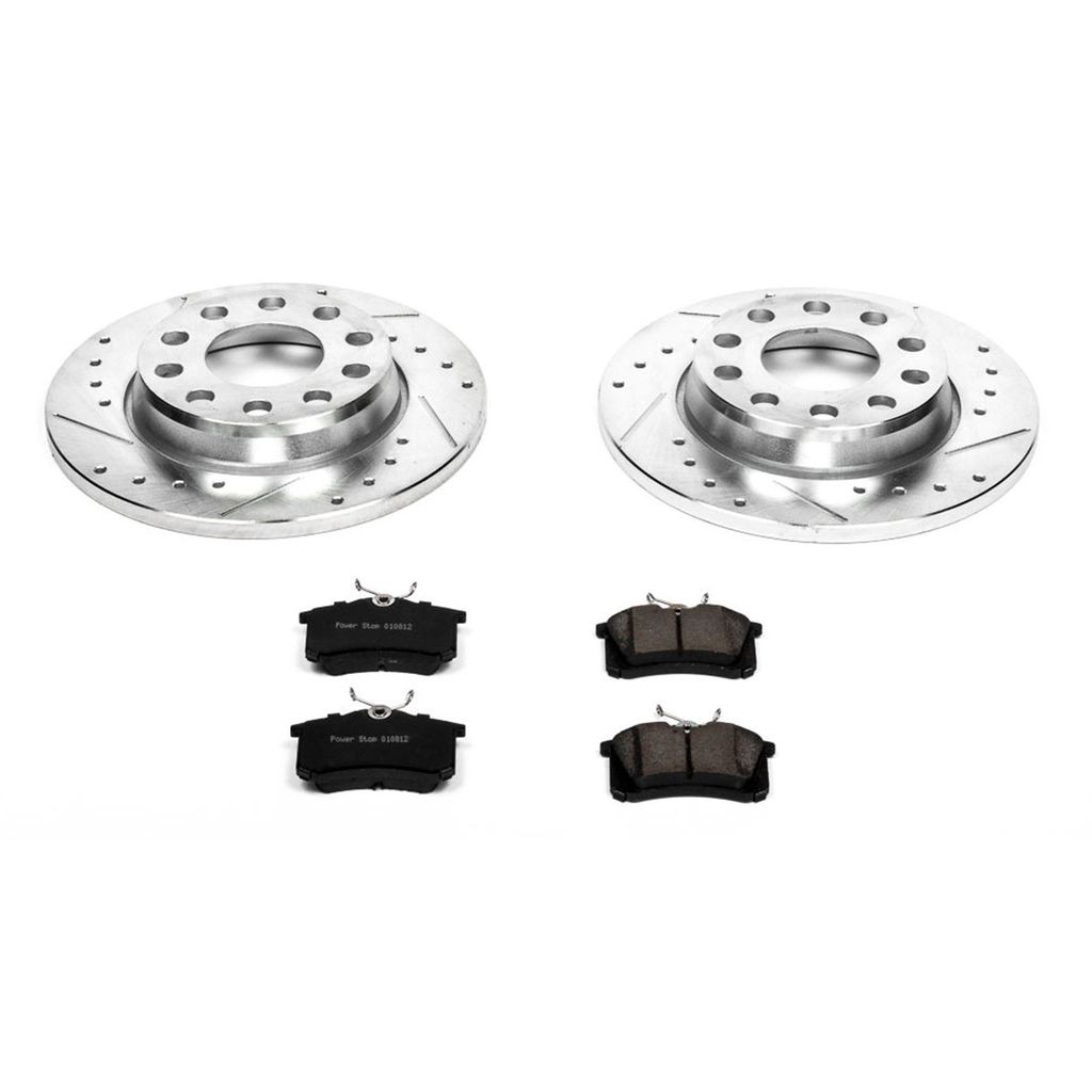Z23 Drilled and Slotted Brake Rotors and Pads Kit