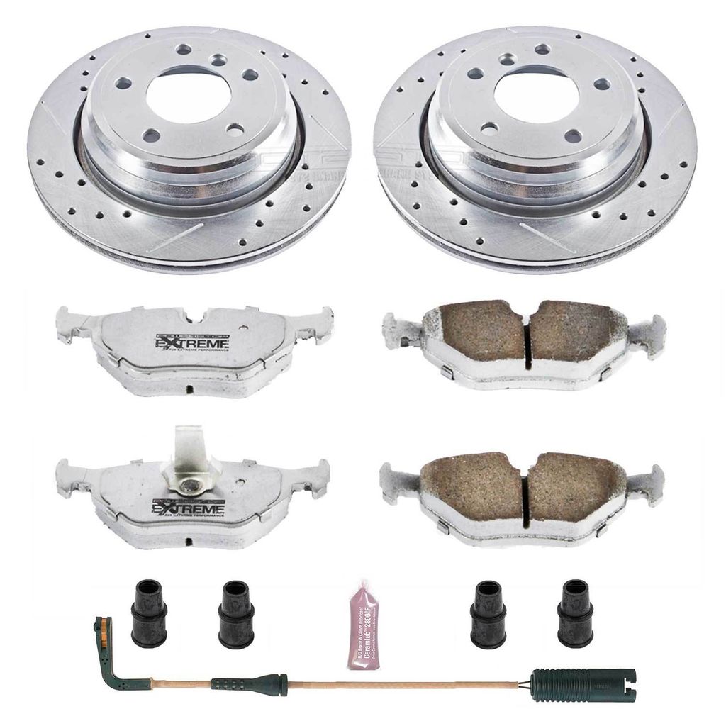 Z26 Drilled and Slotted Brake Rotors and Pads Kit