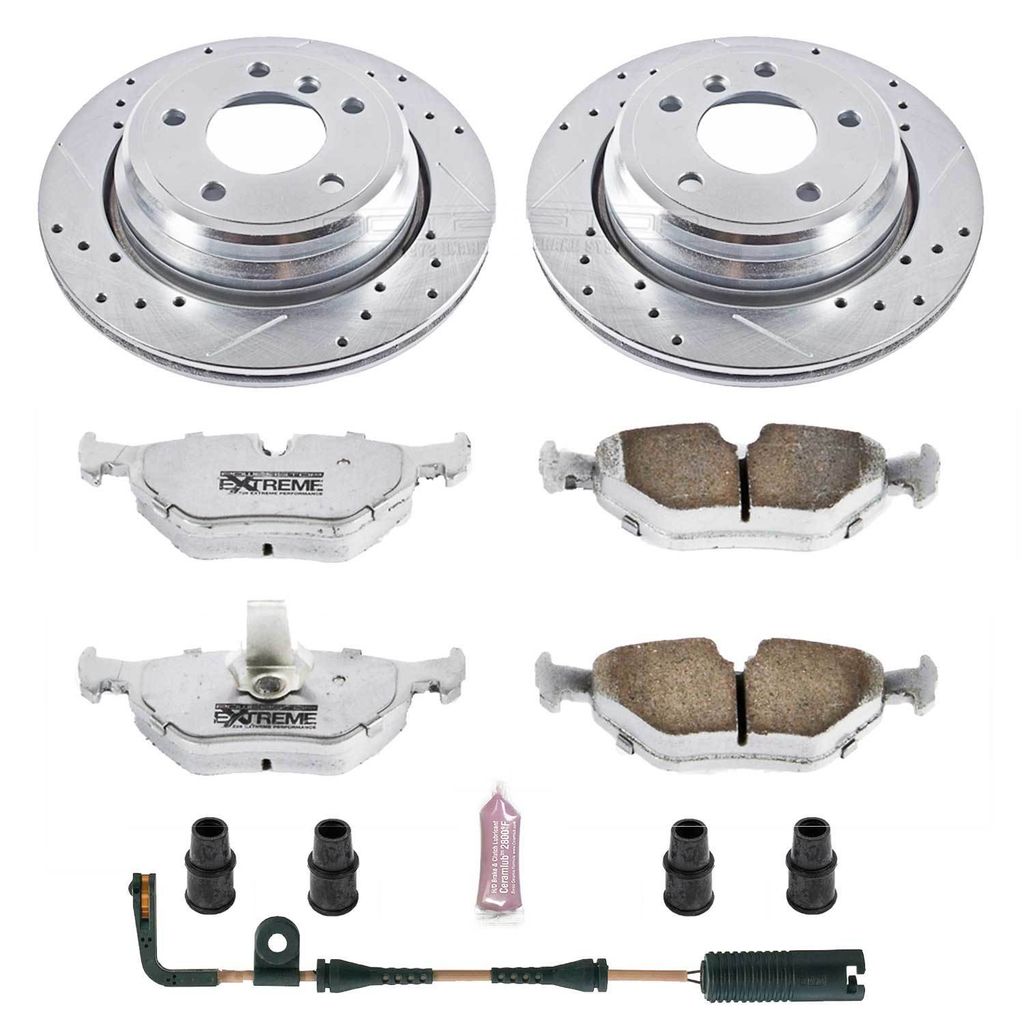 Z26 Drilled and Slotted Brake Rotors and Pads Kit