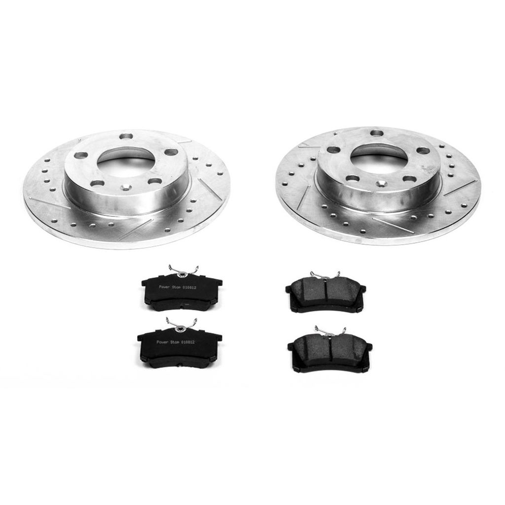 Z23 Drilled and Slotted Brake Rotors and Pads Kit