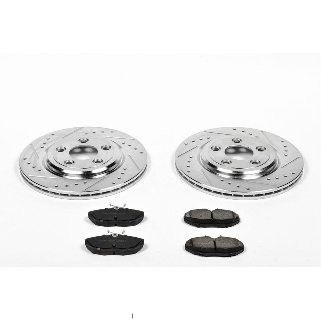 Z23 Drilled and Slotted Brake Rotors and Pads Kit