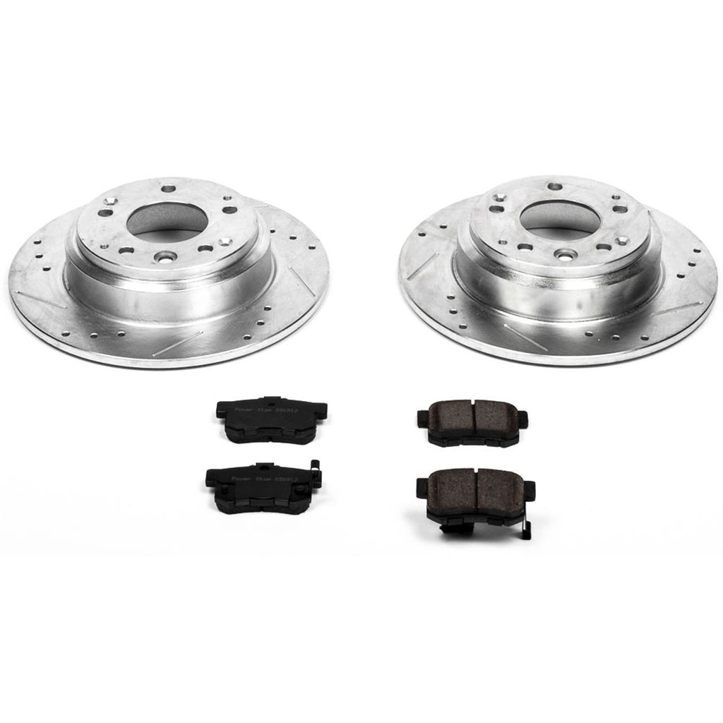 Z23 Drilled and Slotted Brake Rotors and Pads Kit