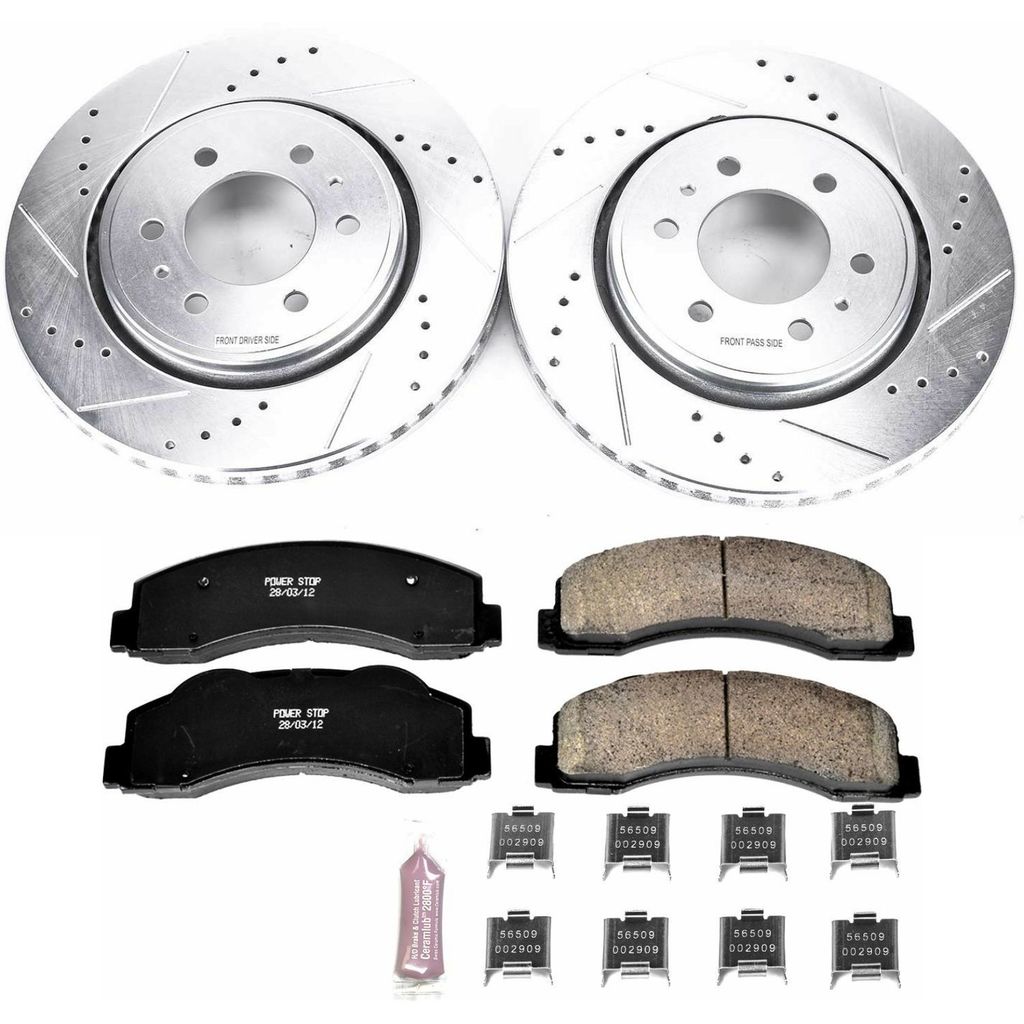 Z23 Drilled and Slotted Brake Rotors and Pads Kit