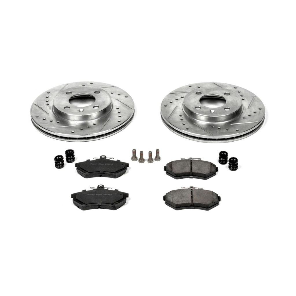 Z23 Drilled and Slotted Brake Rotors and Pads Kit