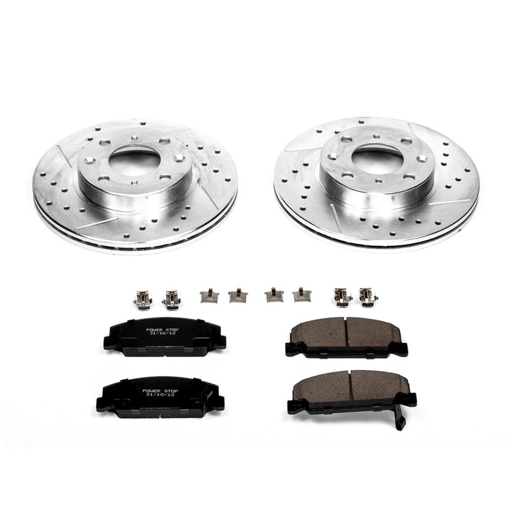 Z23 Drilled and Slotted Brake Rotors and Pads Kit