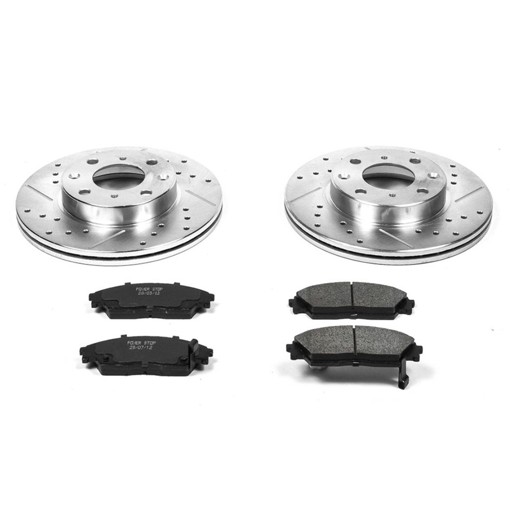 Z23 Drilled and Slotted Brake Rotors and Pads Kit