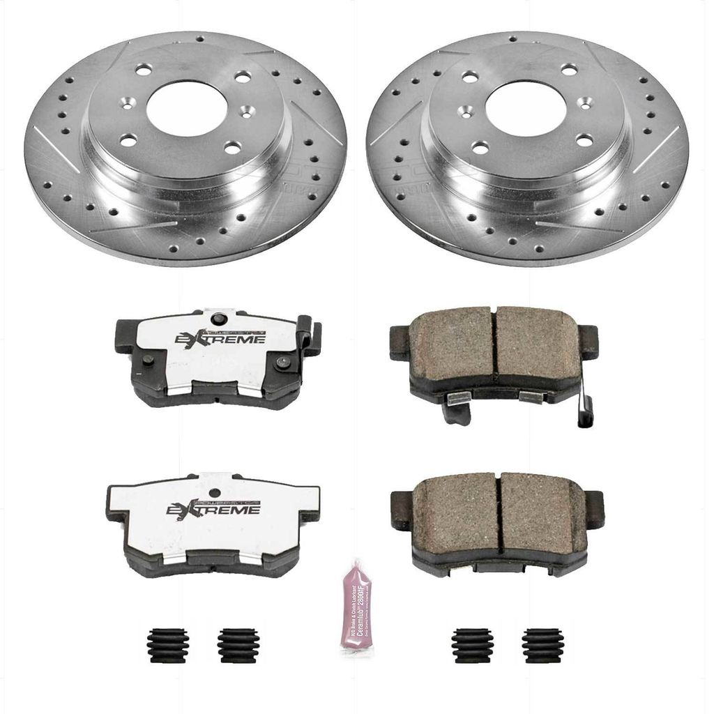 Z26 Drilled and Slotted Brake Rotors and Pads Kit