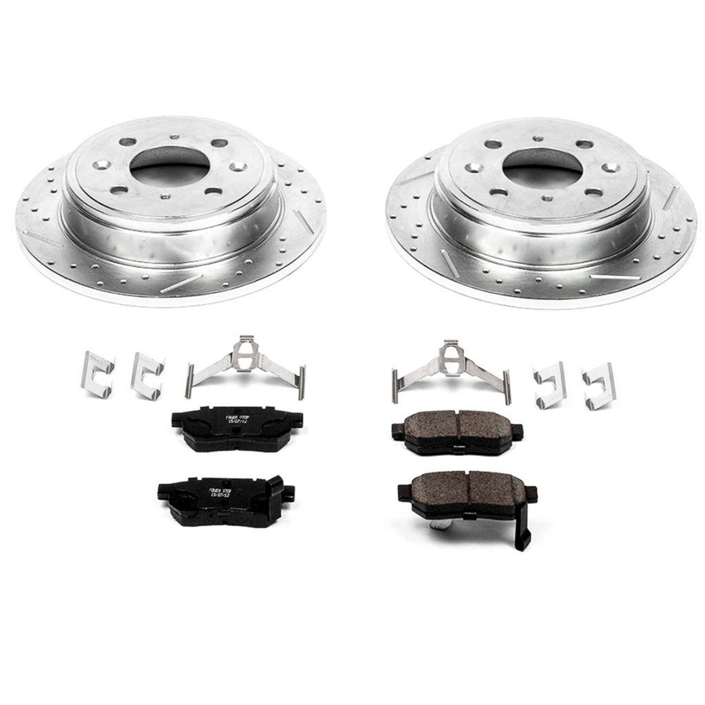 Z23 Drilled and Slotted Brake Rotors and Pads Kit