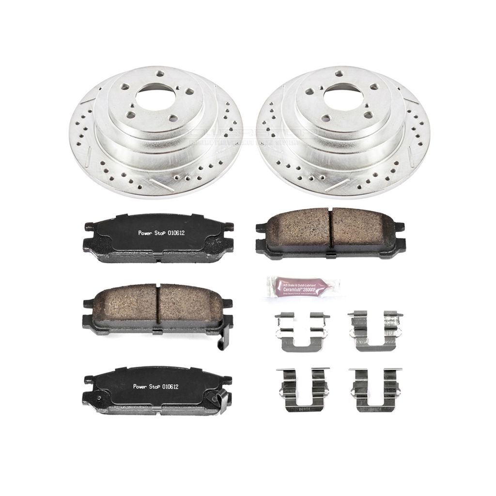 Z23 Drilled and Slotted Brake Rotors and Pads Kit