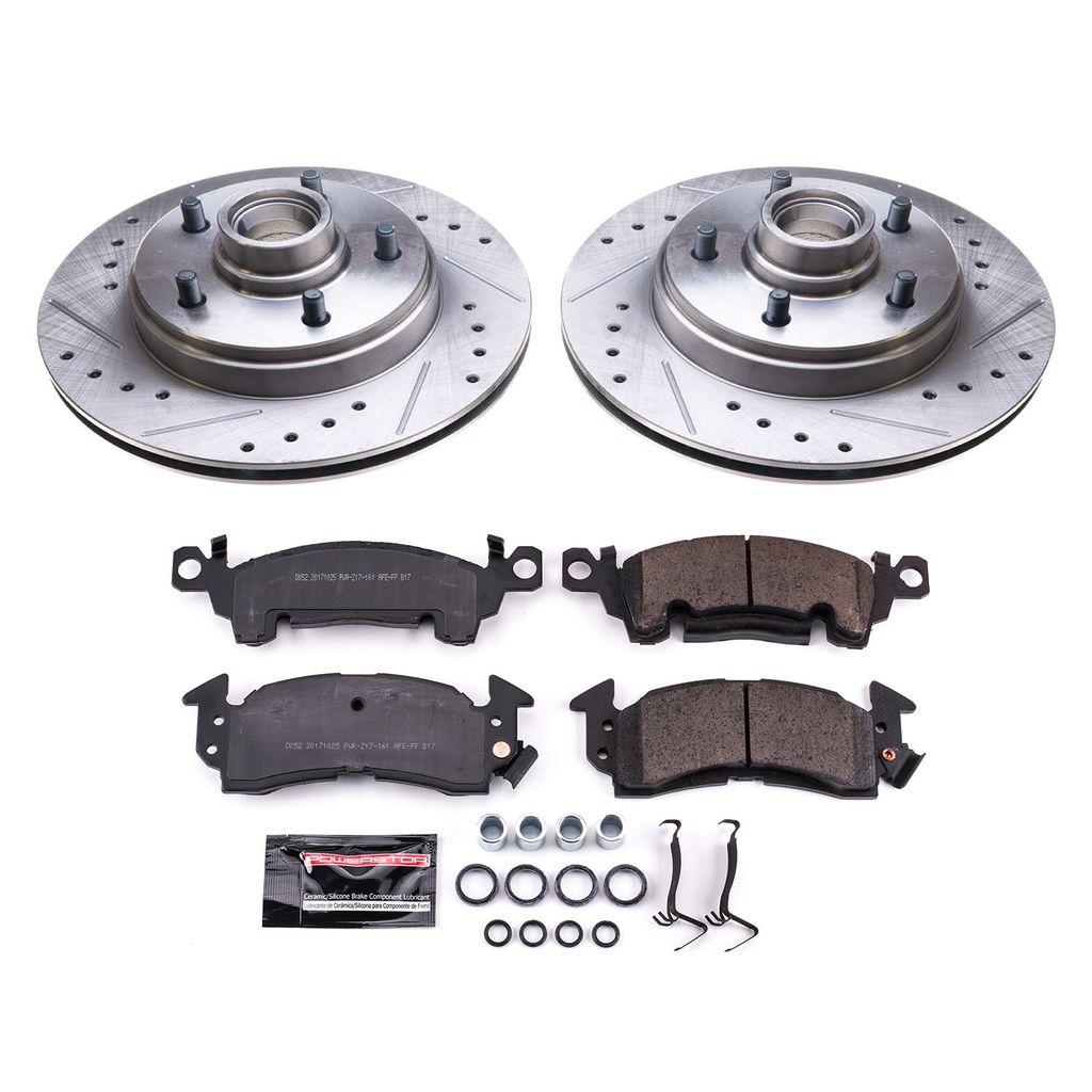 Z23 Drilled and Slotted Brake Rotors and Pads Kit