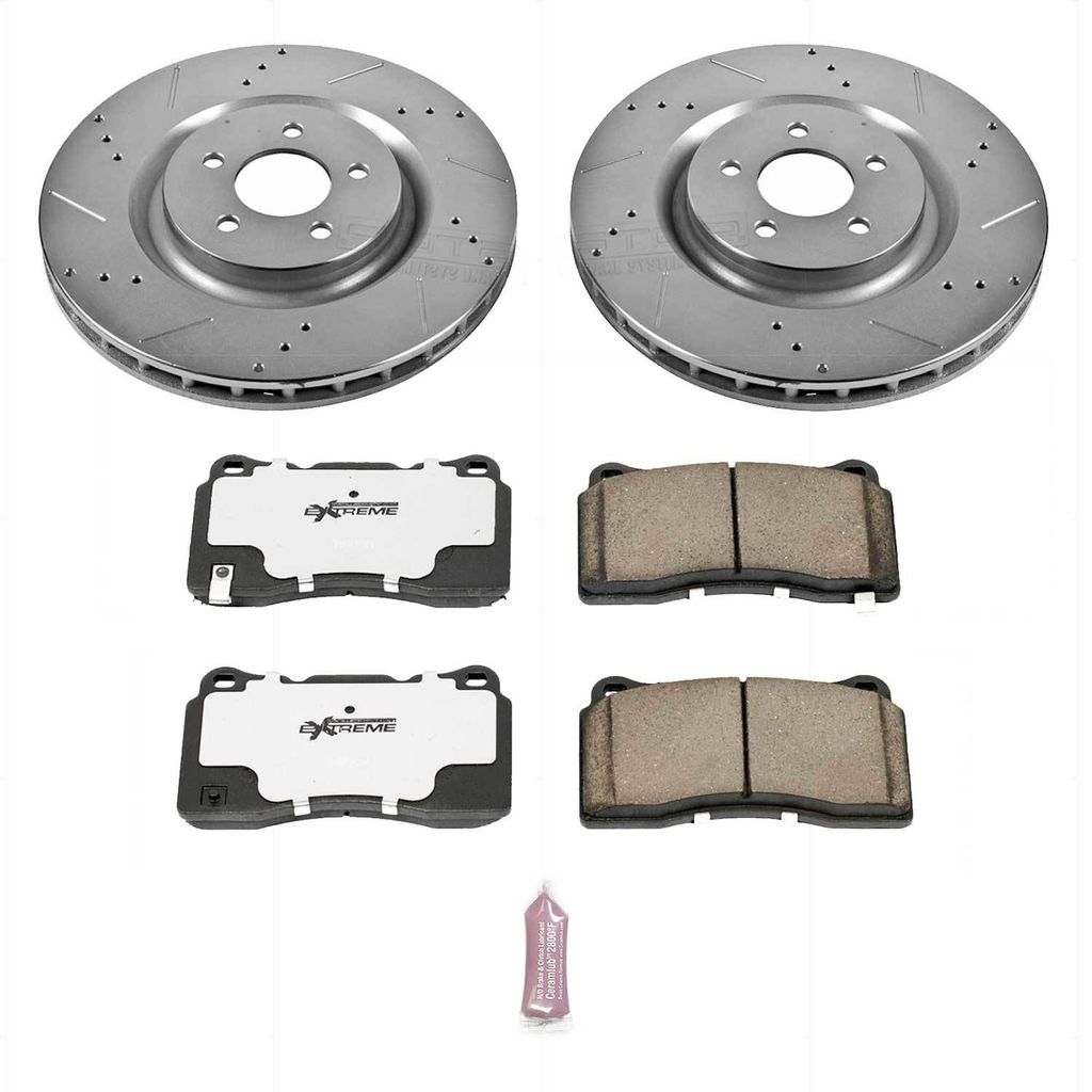 Z26 Drilled and Slotted Brake Rotors and Pads Kit