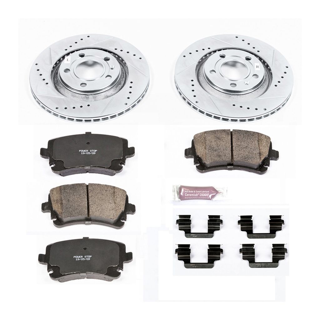 Z23 Drilled and Slotted Brake Rotors and Pads Kit