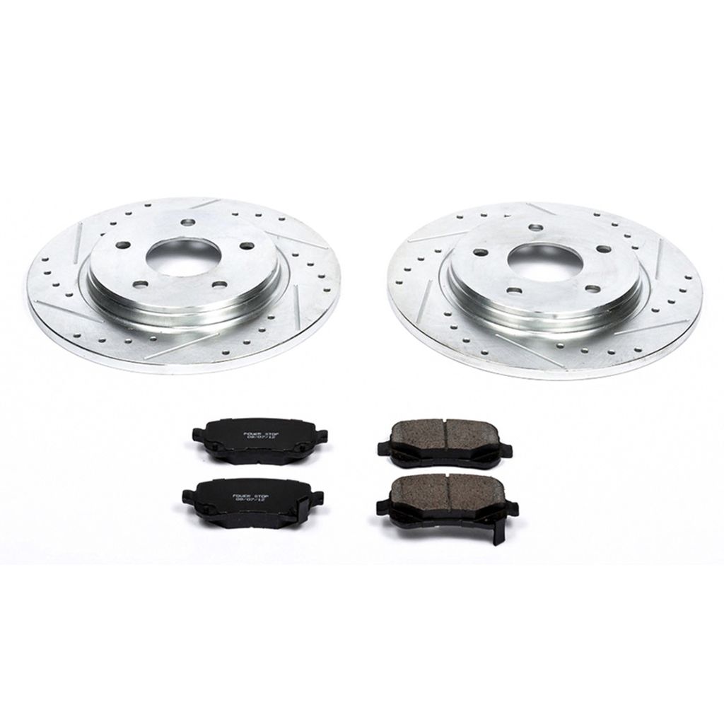 Z23 Drilled and Slotted Brake Rotors and Pads Kit