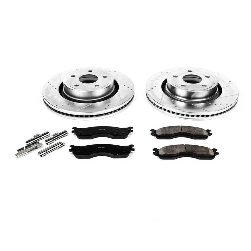 Z23 Drilled and Slotted Brake Rotors and Pads Kit