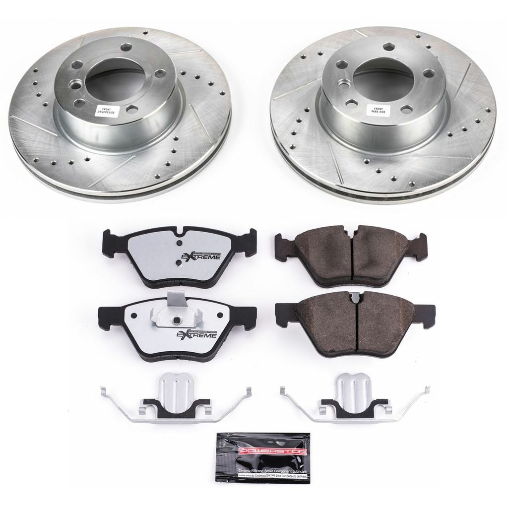 Z26 Drilled and Slotted Brake Rotors and Pads Kit