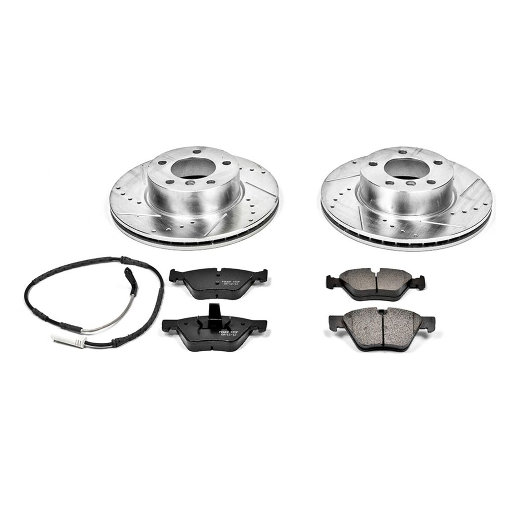 PowerStop K4589 - Z23 Drilled and Slotted Brake Rotors and Pads Kit