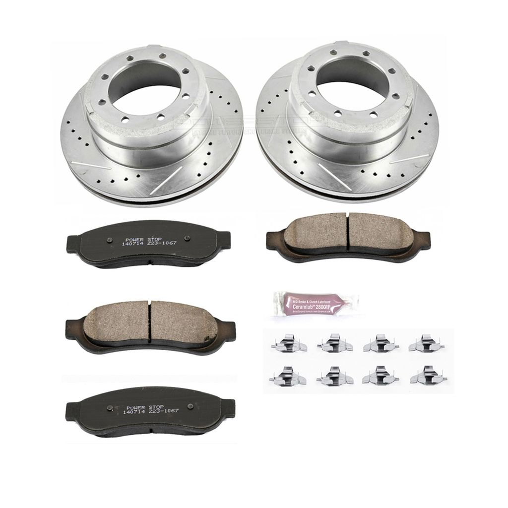 Z23 Drilled and Slotted Brake Rotors and Pads Kit