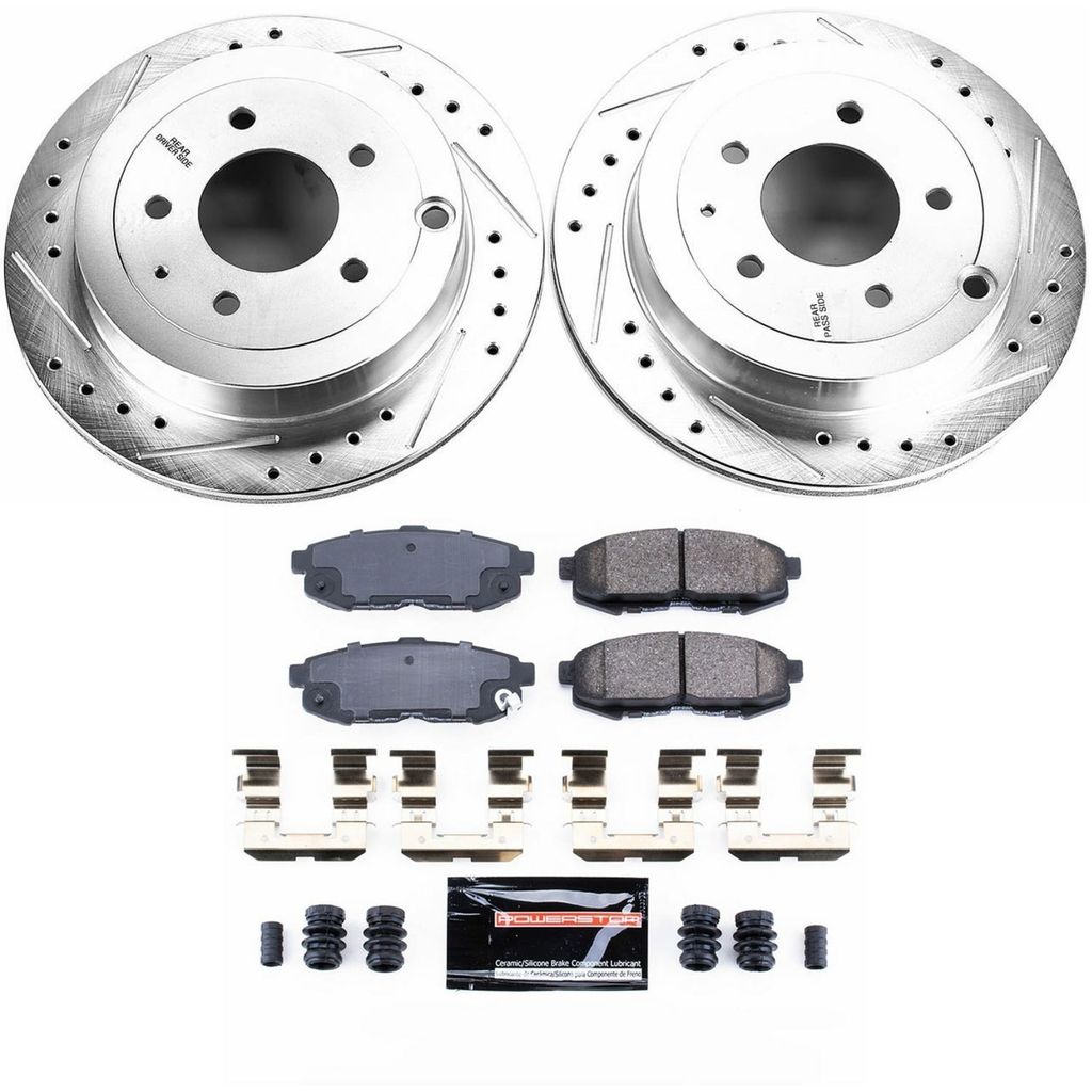 Z23 Drilled and Slotted Brake Rotors and Pads Kit