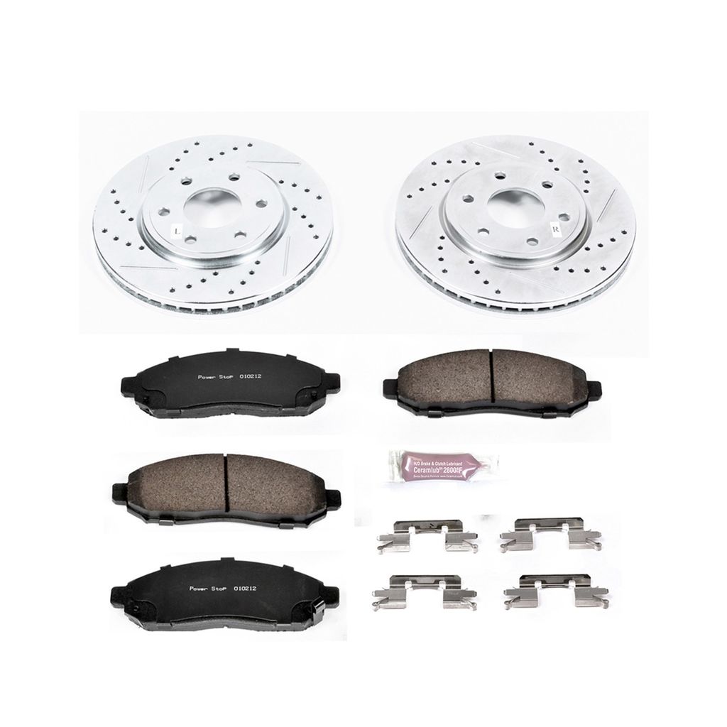 Z23 Drilled and Slotted Brake Rotors and Pads Kit