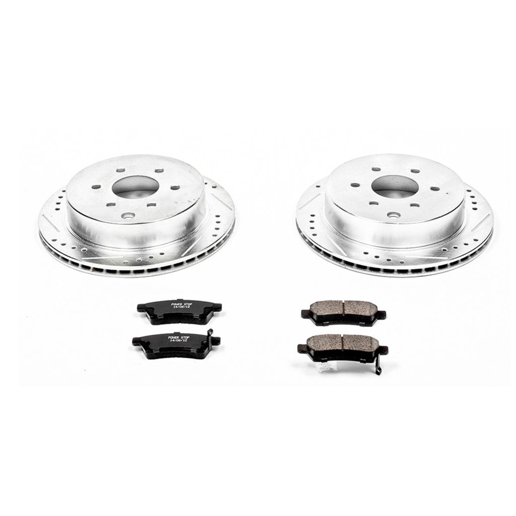 Z23 Drilled and Slotted Brake Rotors and Pads Kit