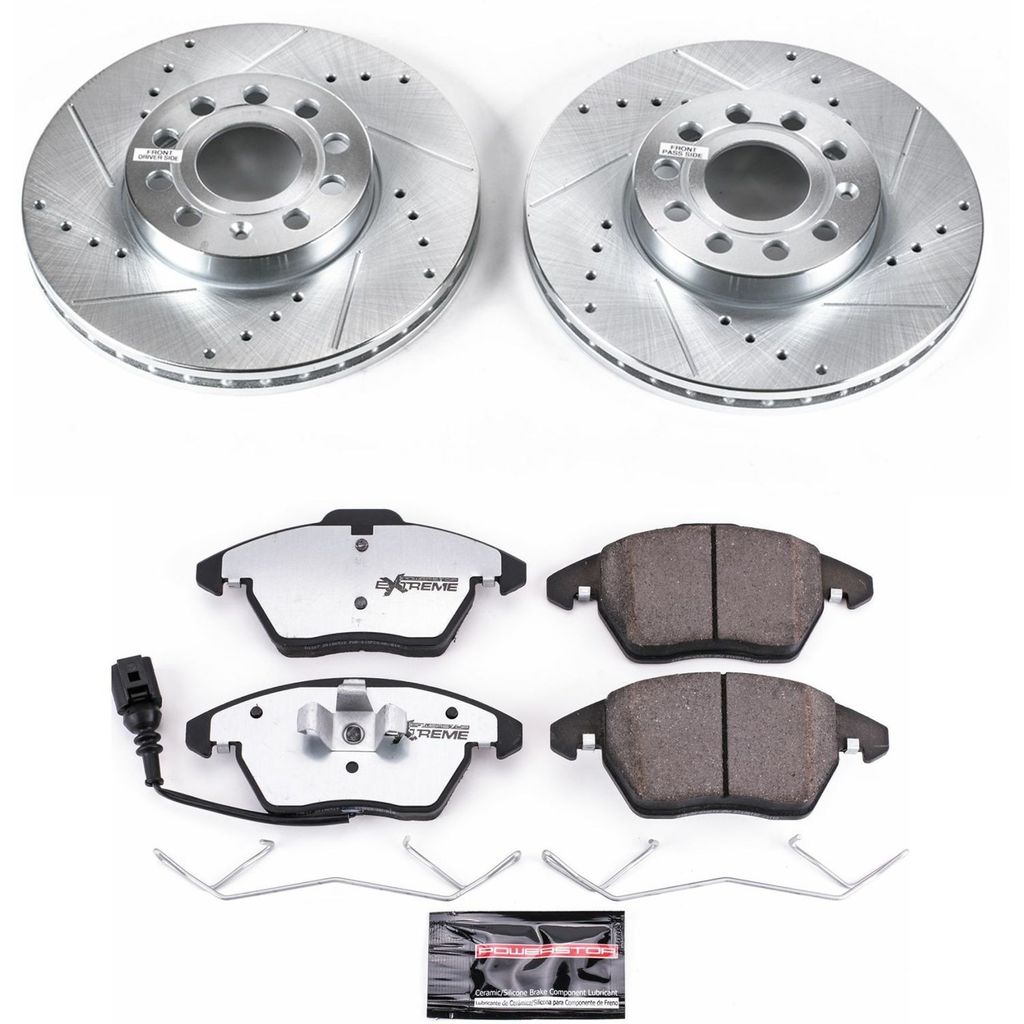 Z26 Drilled and Slotted Brake Rotors and Pads Kit