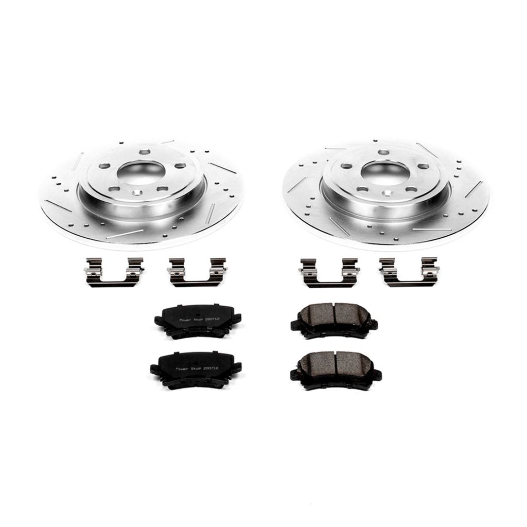 Z23 Drilled and Slotted Brake Rotors and Pads Kit