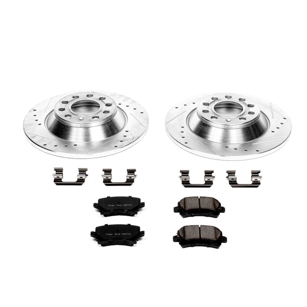 Z23 Drilled and Slotted Brake Rotors and Pads Kit