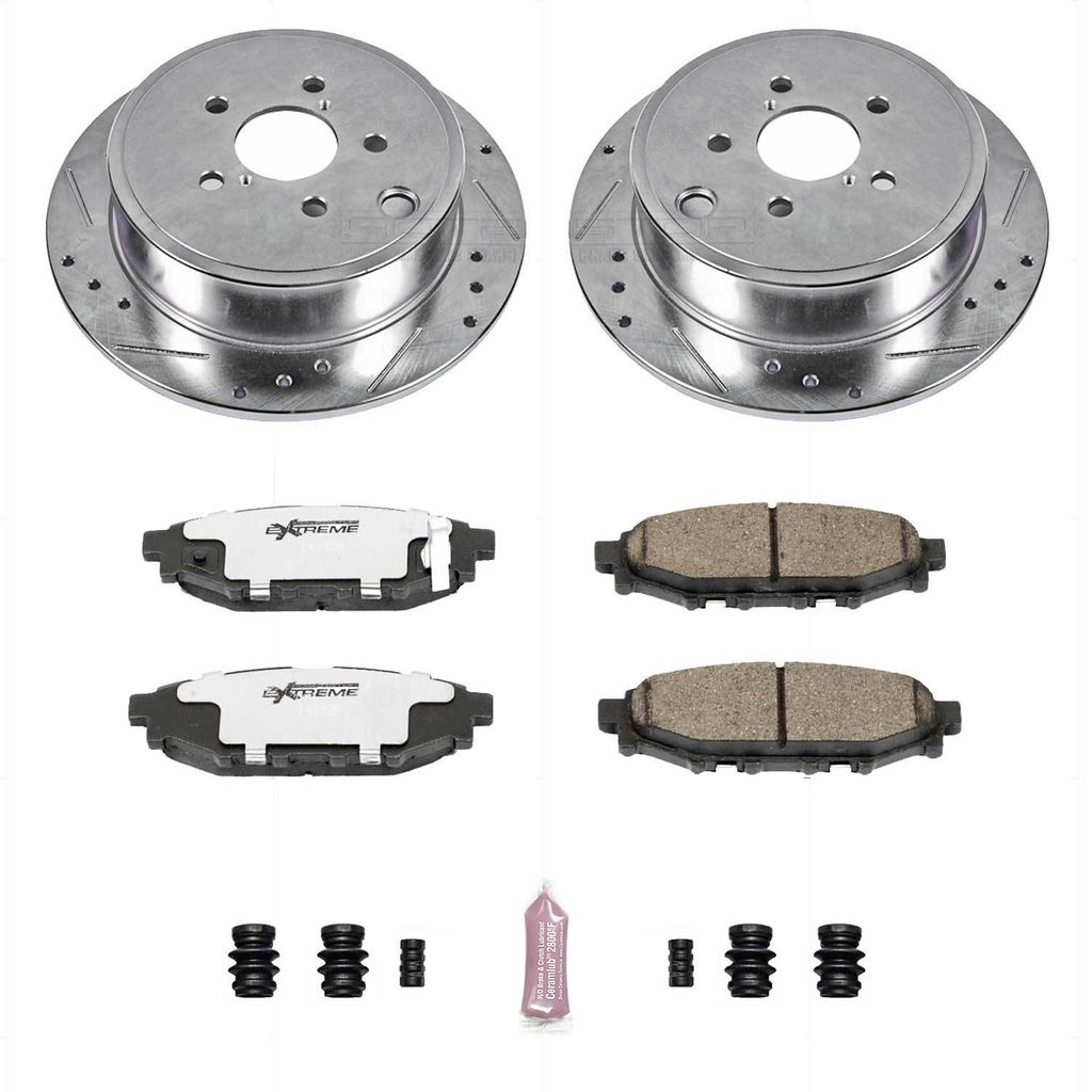 Z26 Drilled and Slotted Brake Rotors and Pads Kit