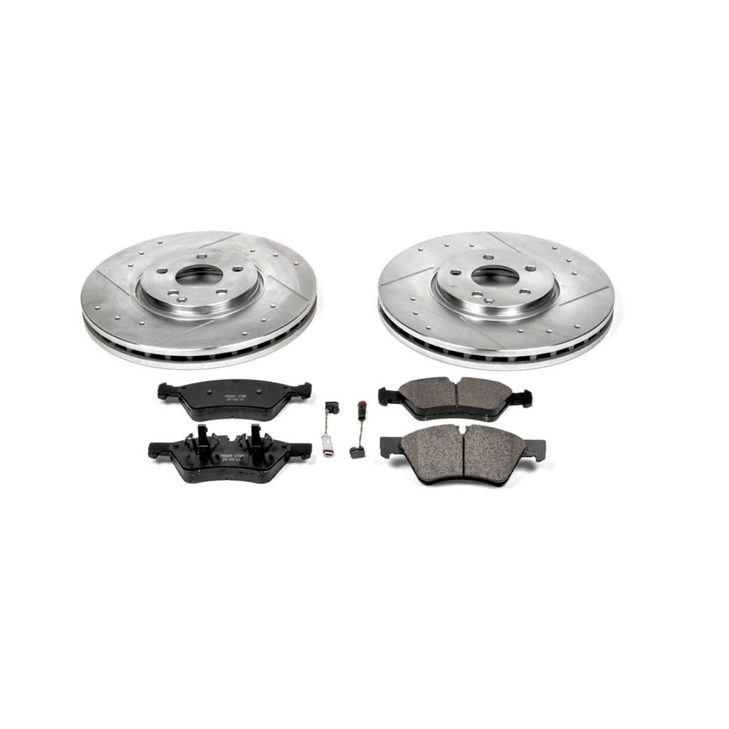 PowerStop K4644 - Z23 Drilled and Slotted Brake Rotors and Pads Kit