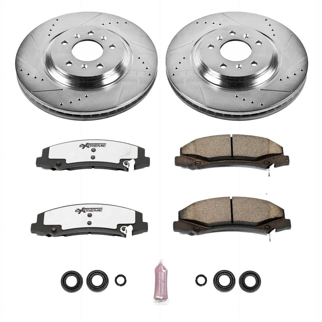Z26 Drilled and Slotted Brake Rotors and Pads Kit