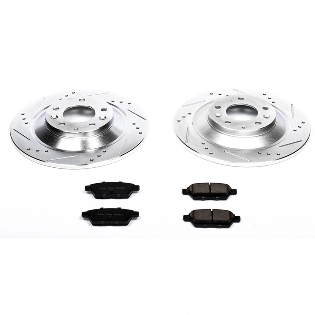 Z23 Drilled and Slotted Brake Rotors and Pads Kit