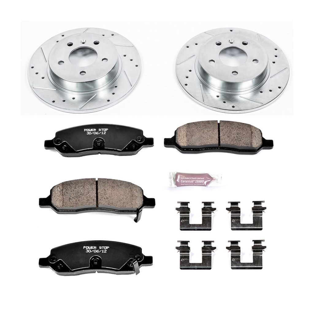 Z23 Drilled and Slotted Brake Rotors and Pads Kit
