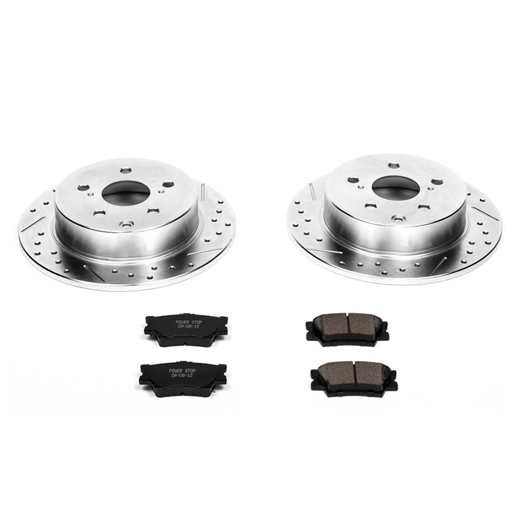 Z23 Drilled and Slotted Brake Rotors and Pads Kit