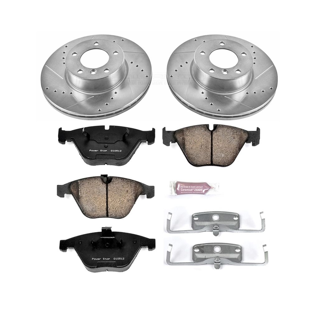 Z23 Drilled and Slotted Brake Rotors and Pads Kit