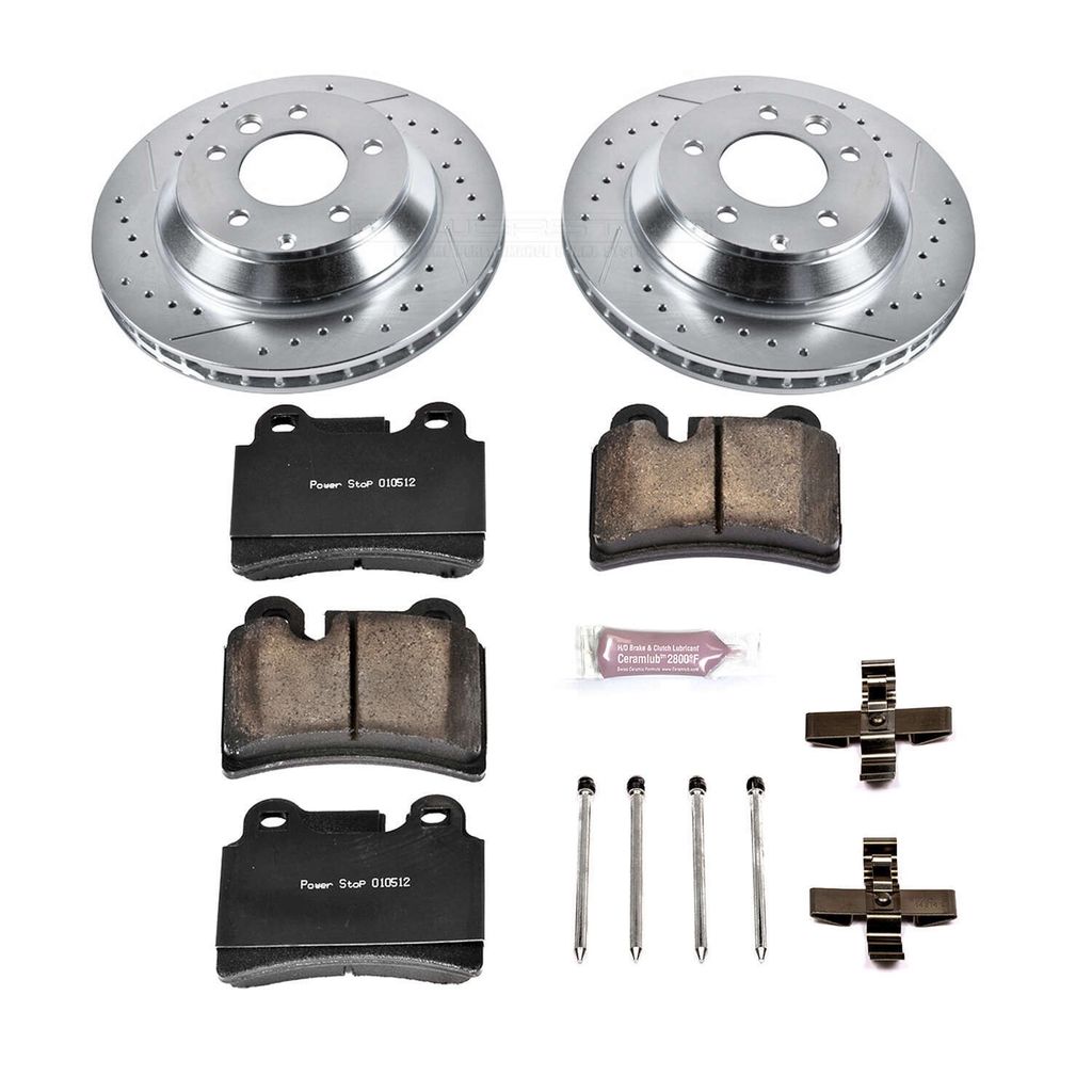 Z23 Drilled and Slotted Brake Rotors and Pads Kit